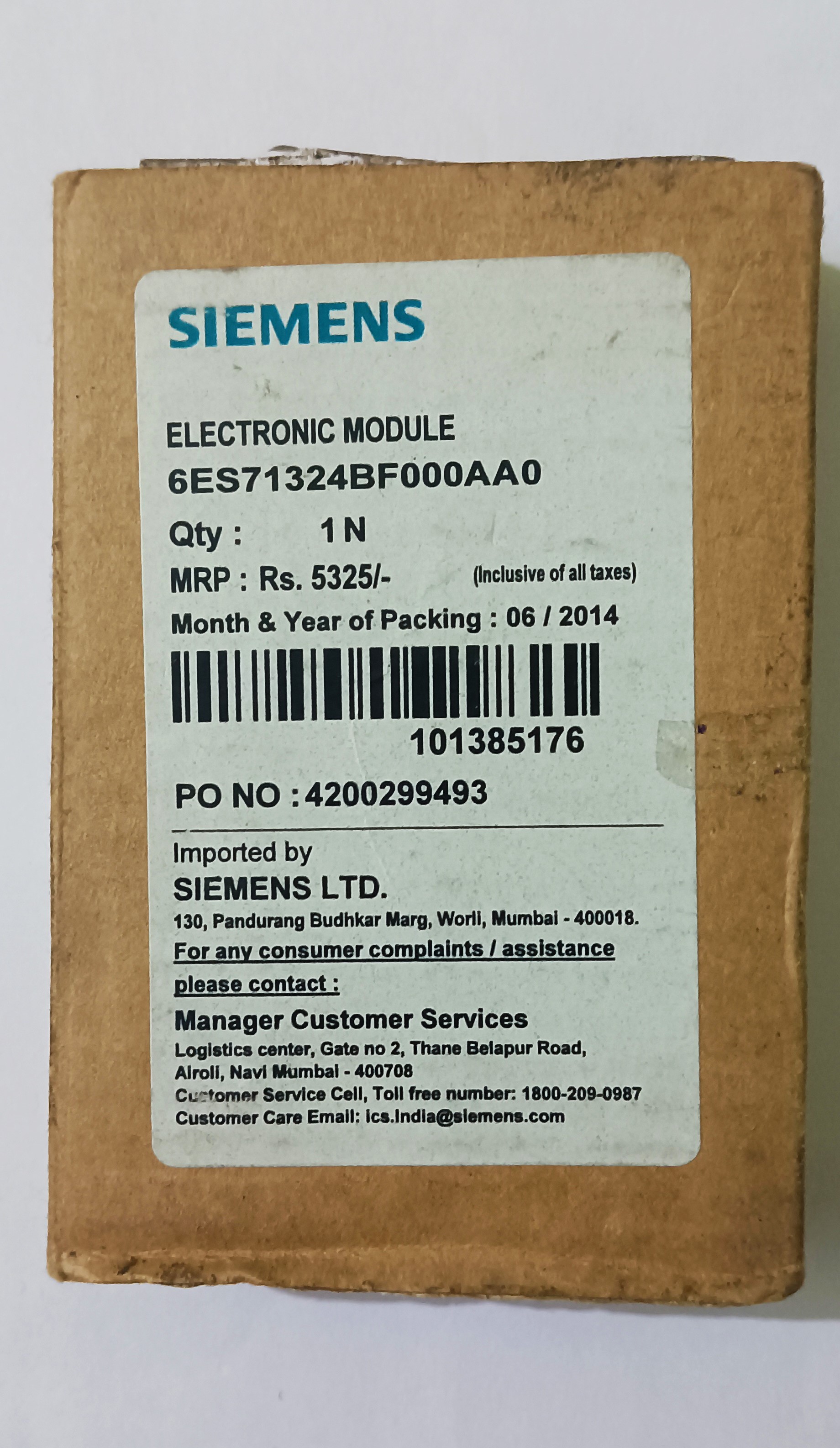 PLC & DCS Parts_Siemens_6ES71324BF000AA0