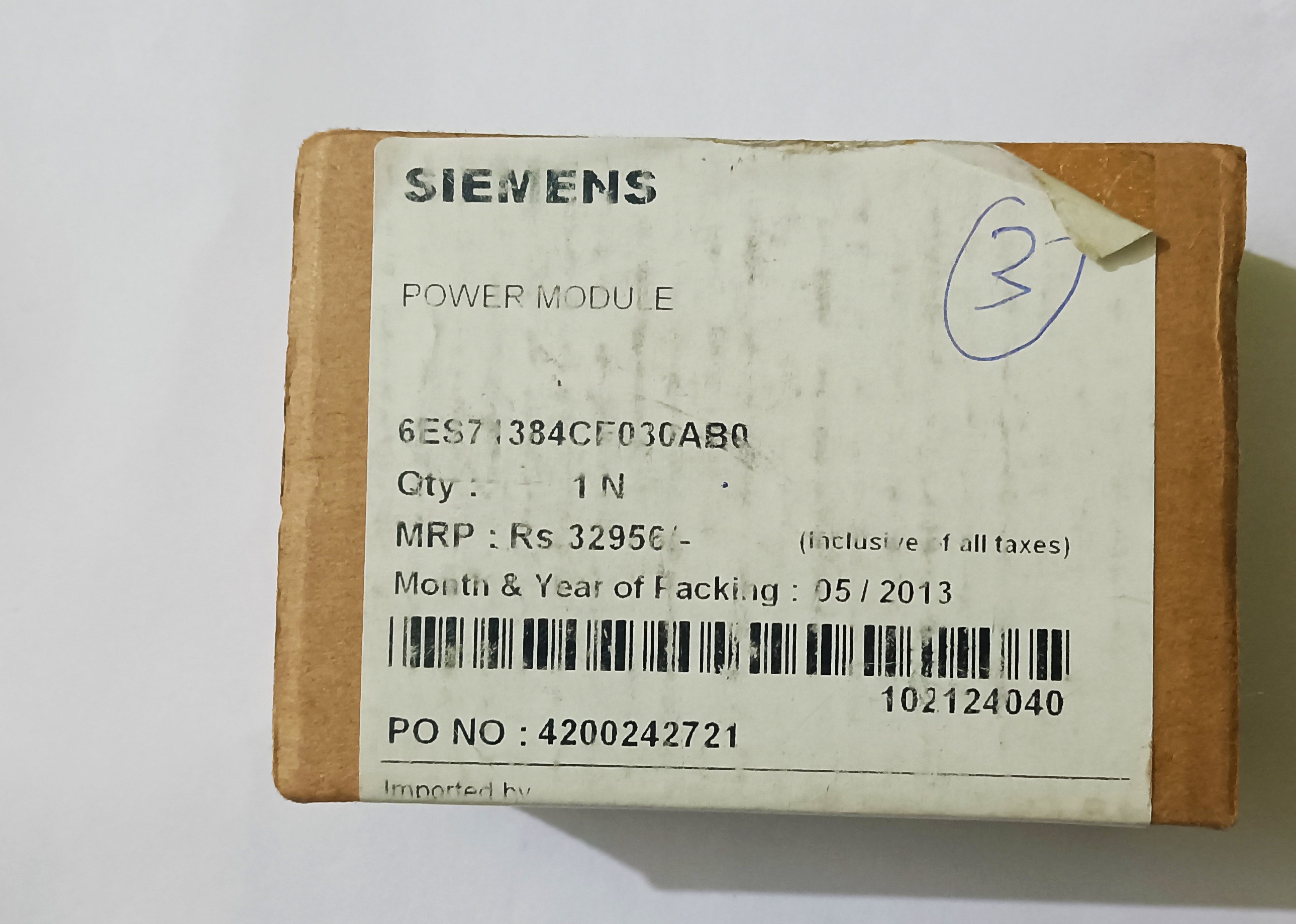 PLC & DCS Parts_Siemens_6ES71384CF030AB0