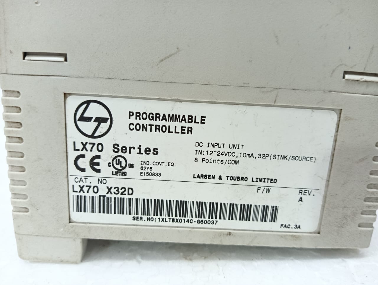 Electrical Parts_L&T_LX70  X32D