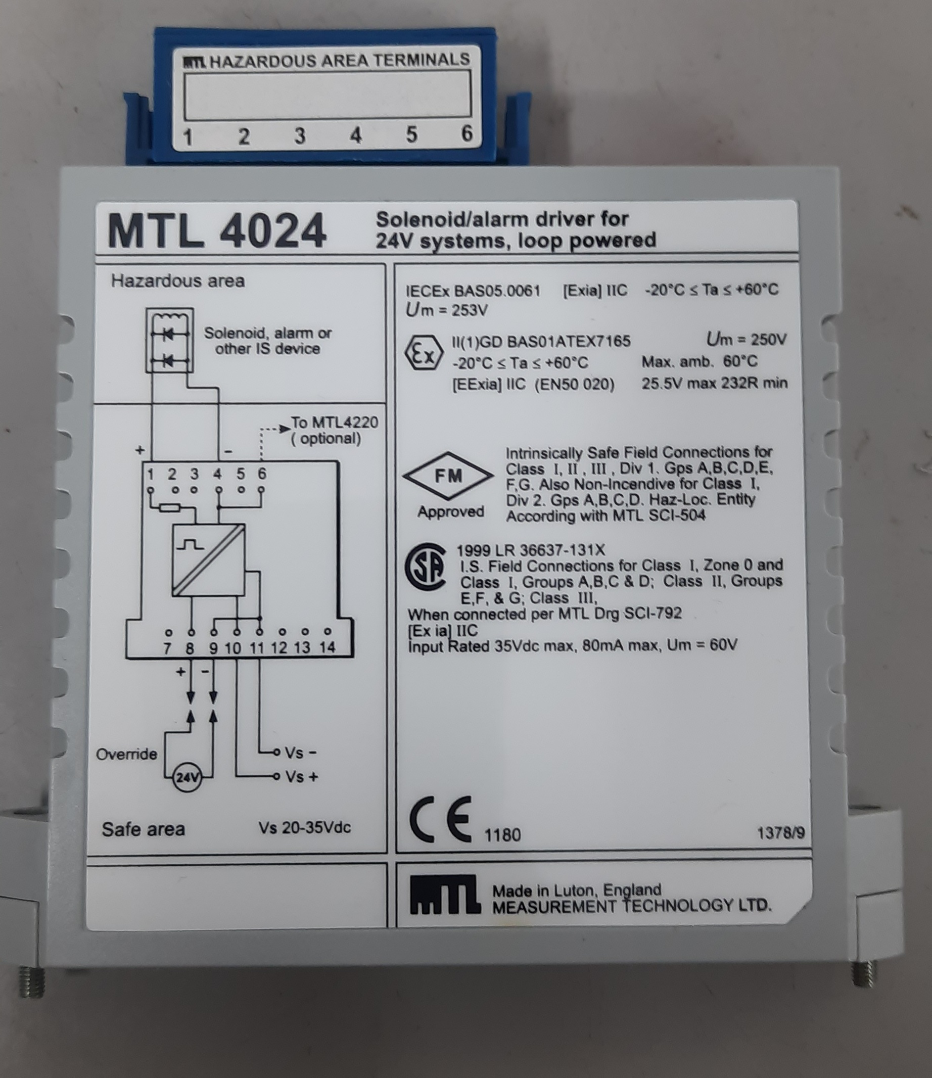 PLC & DCS Parts_MTL_MTL4024