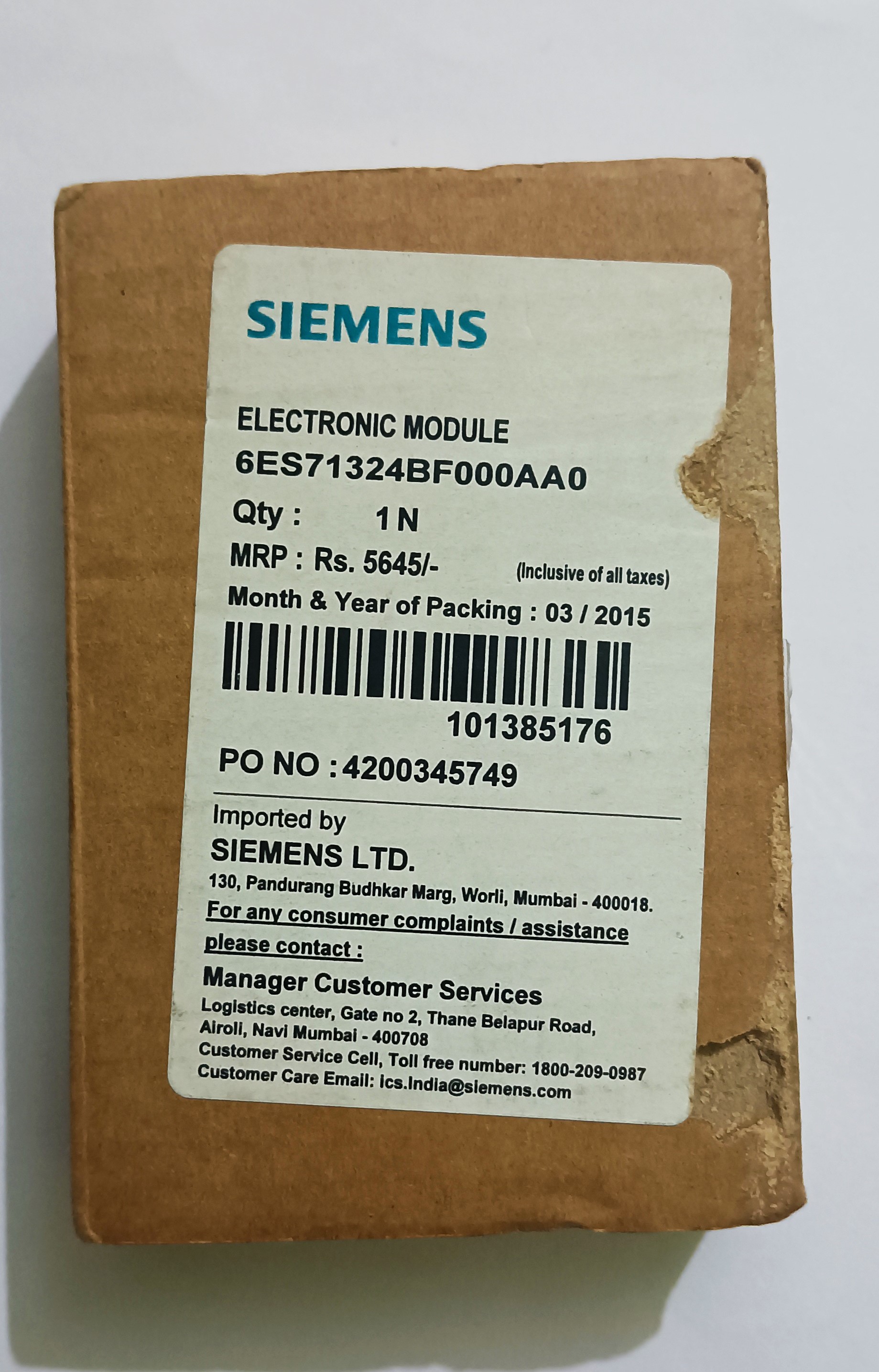 PLC & DCS Parts_Siemens_6ES71324BF000AA0