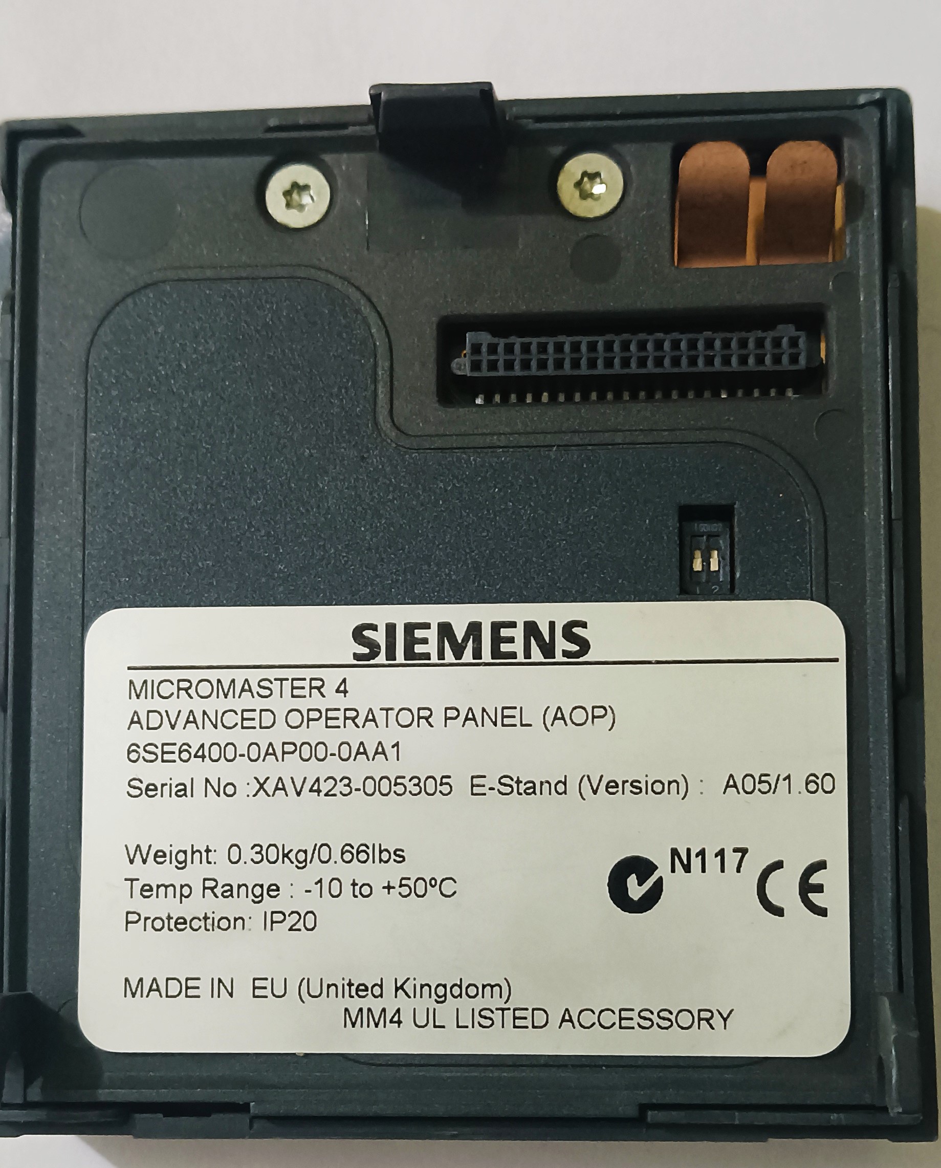 VFD & Accessories_Siemens_6SE64000AP000AA1