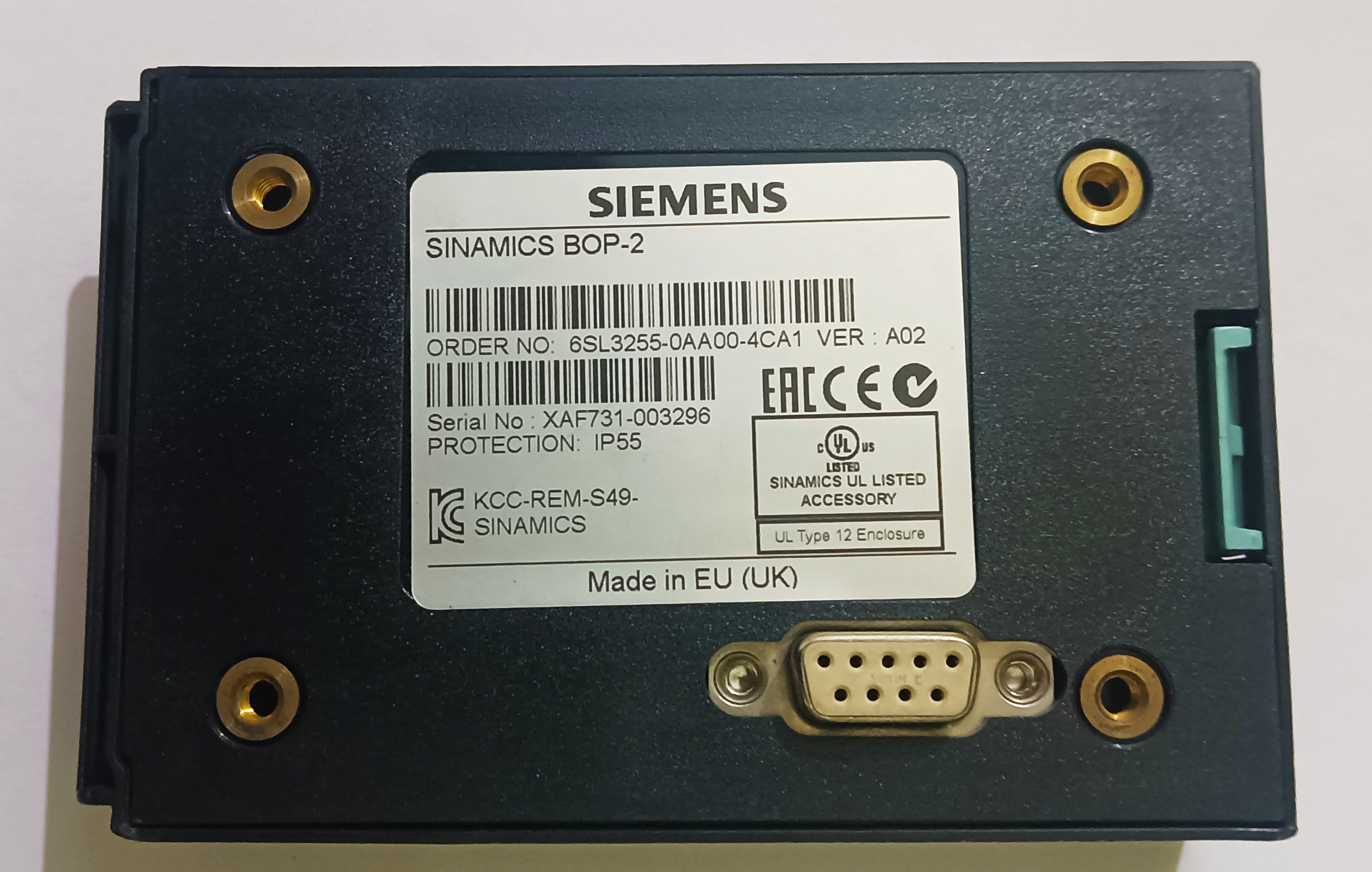 VFD & Accessories_Siemens_6SL3255-0AA00-4CA1