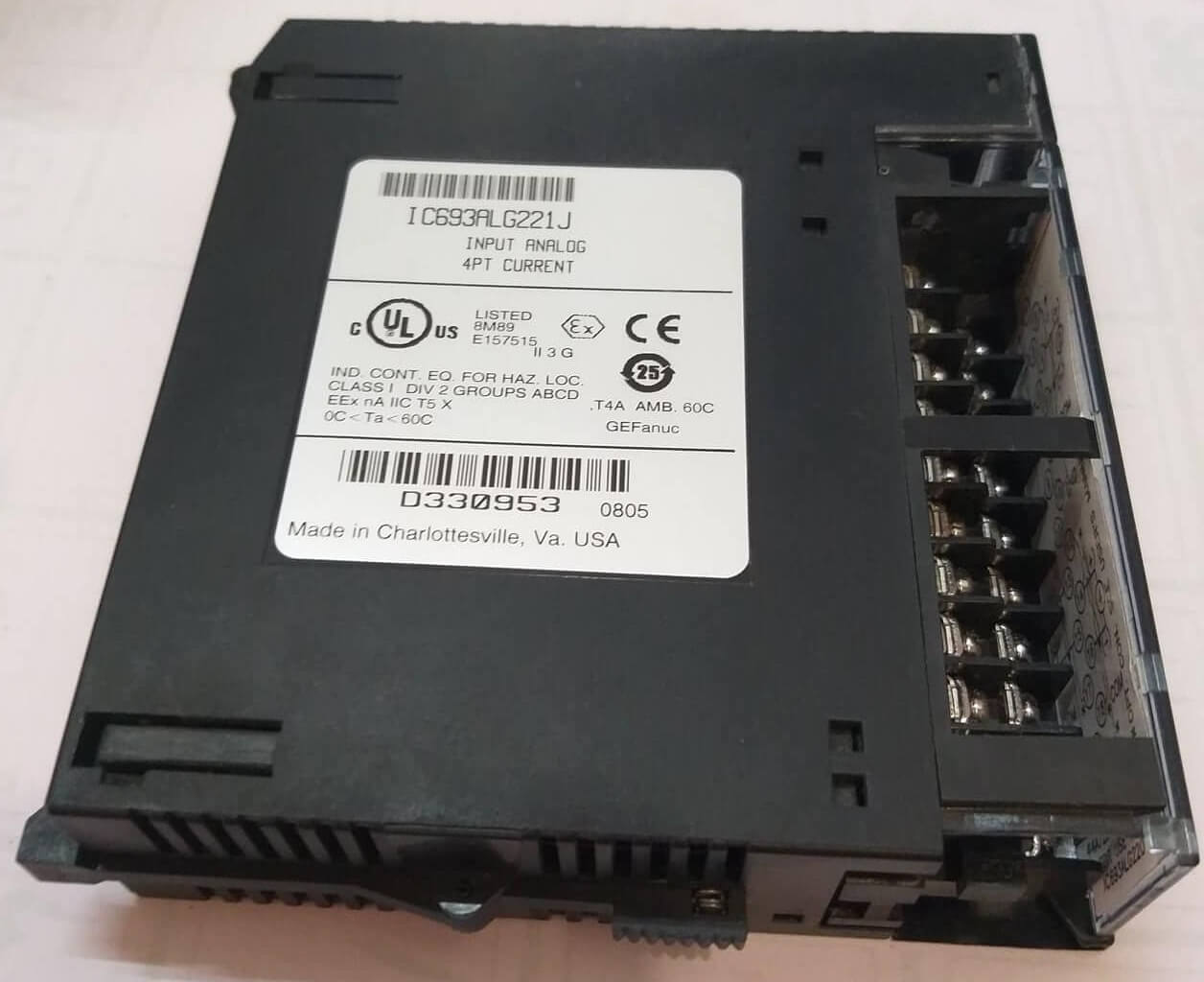 PLC & DCS Parts_Fanuc_IC693ALG221J