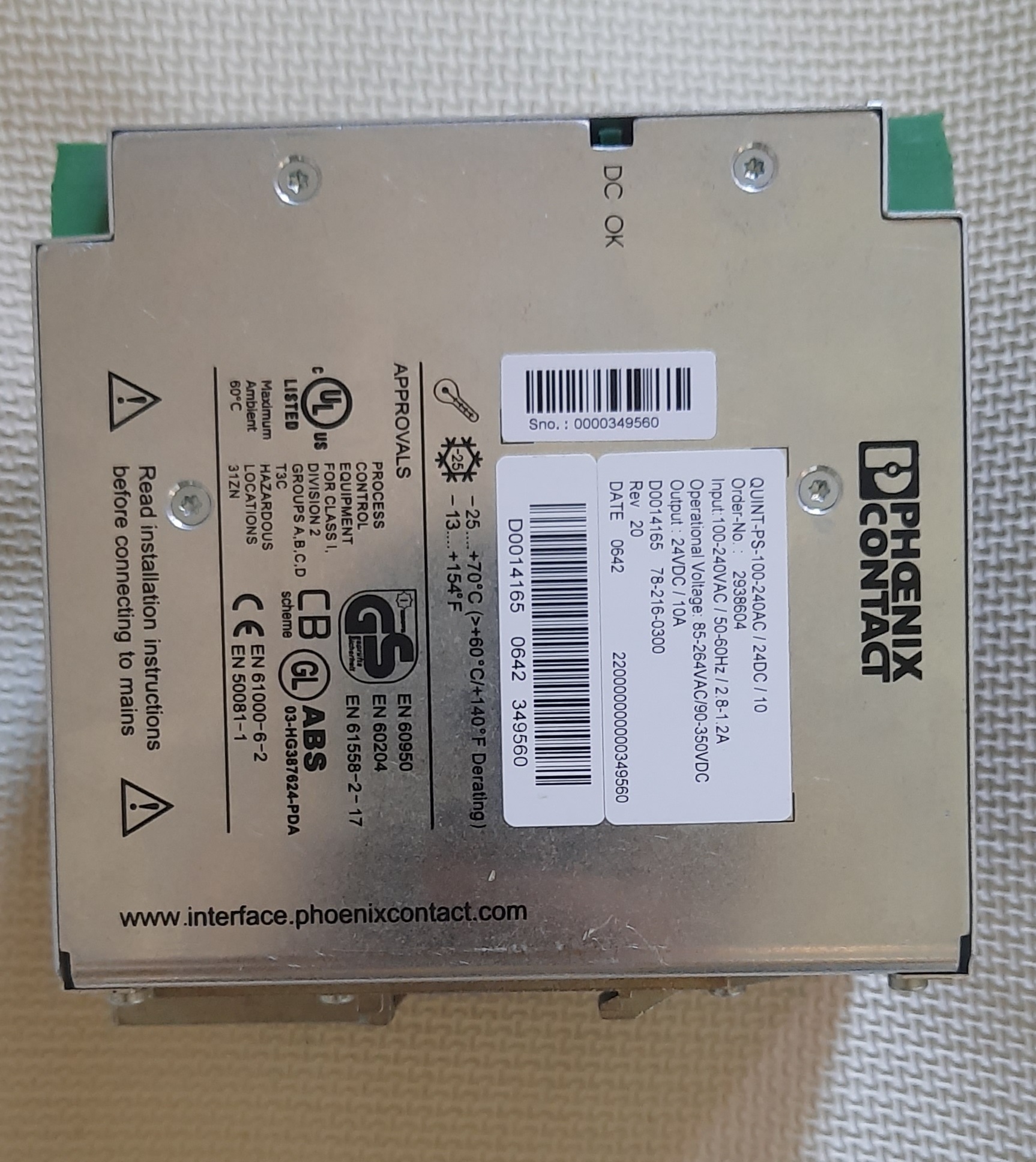 PLC & DCS Parts_Phoenix_QUINT-PS-100-24VDC10